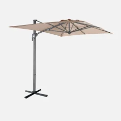 Rechthoekige zweefparasol 2x3m