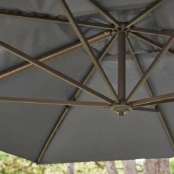 Rechthoekige zweefparasol 3x4m