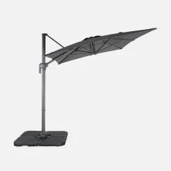 Rechthoekige zweefparasol 2x3m
