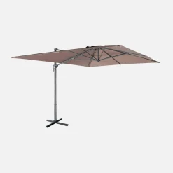 Rechthoekige zweefparasol 3x4m