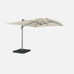 Rechthoekige zweefparasol 3x4m