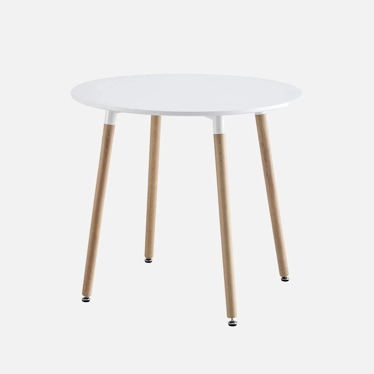Ronde eettafel Scandinavisch hout 2 plaatsen