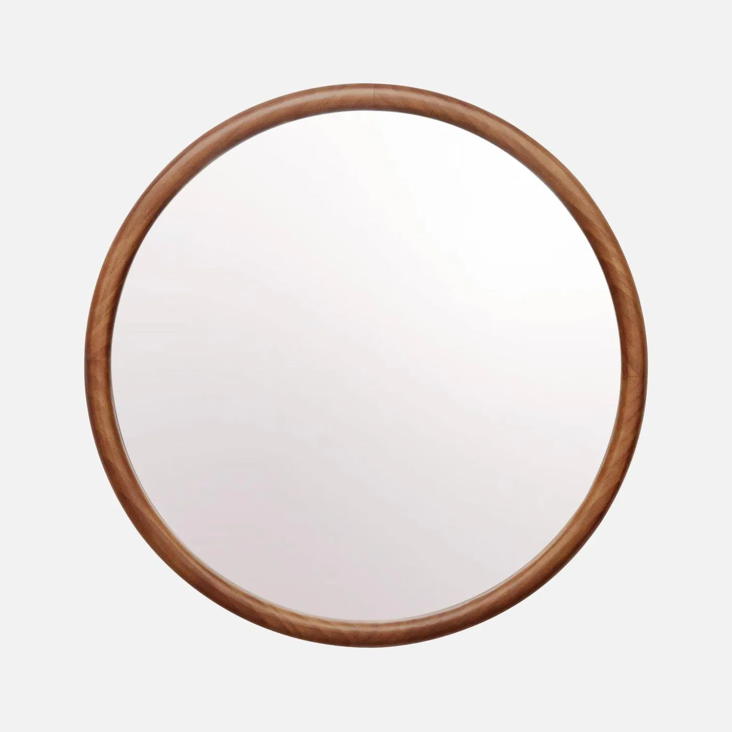 Ronde houten spiegel Ø60cm