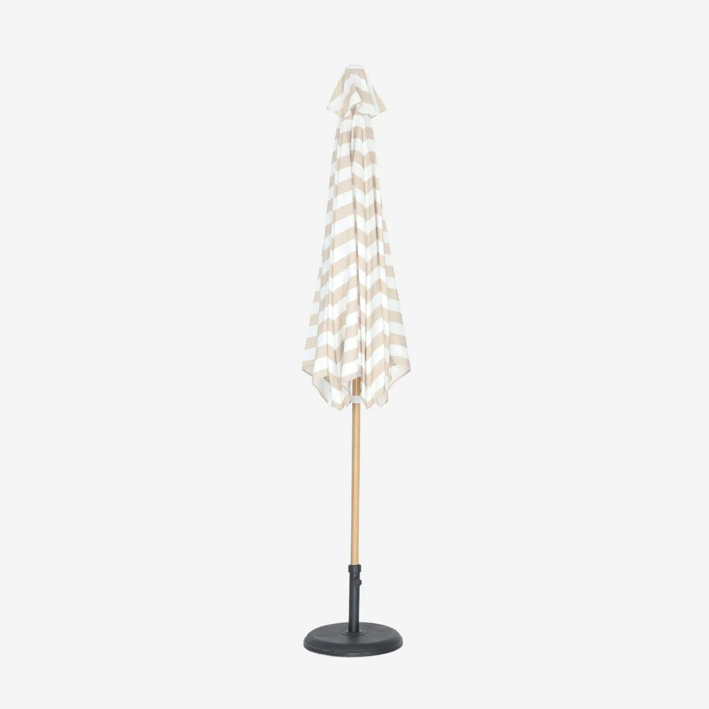 Ronde parasol 3m centrale mast met houteffect