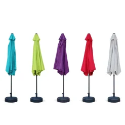 Ronde parasol 3m met centrale mast