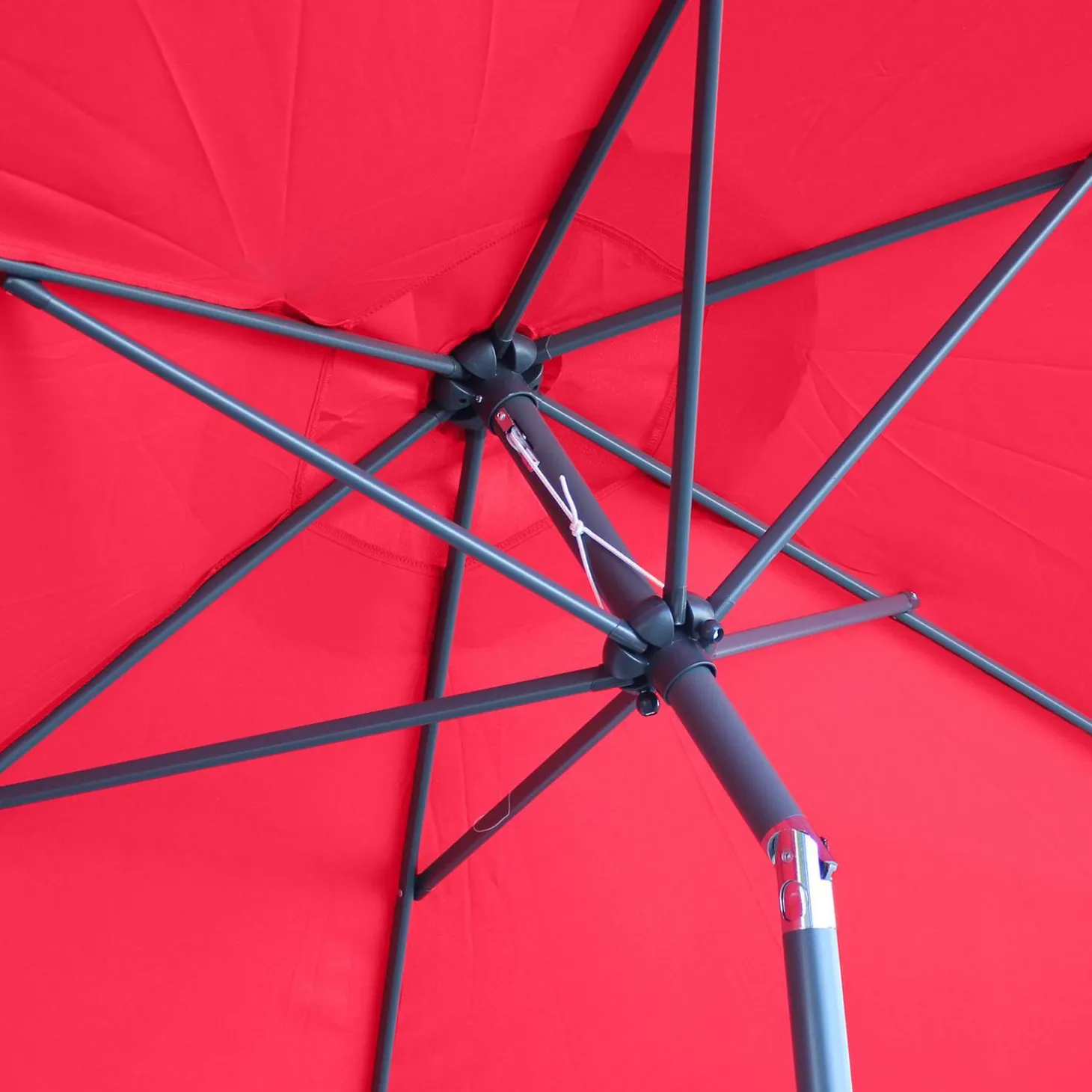 Ronde parasol 3m met centrale mast