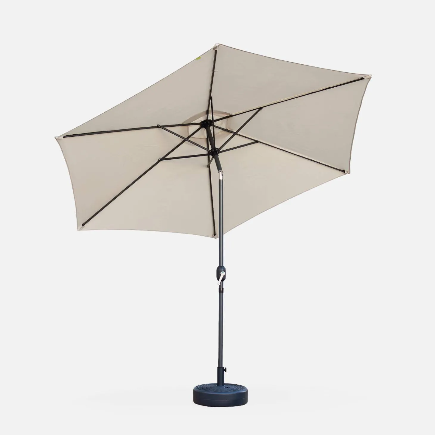 Ronde parasol 3m met centrale mast