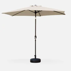 Ronde parasol 3m met centrale mast