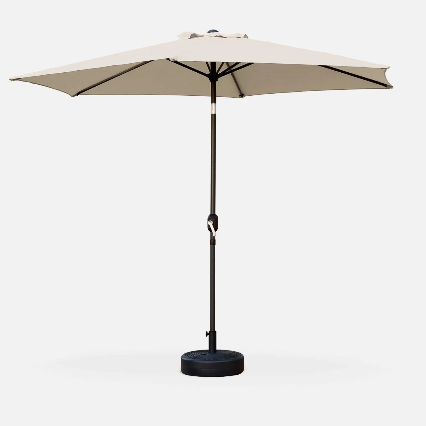 Ronde parasol 3m met centrale mast