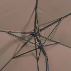 Ronde parasol 3m met centrale mast