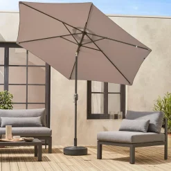Ronde parasol 3m met centrale mast