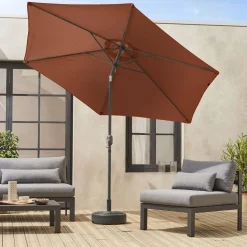 Ronde parasol 3m met centrale mast