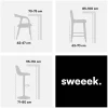 Rotan en poly rotan bistrostoel (set van 2)