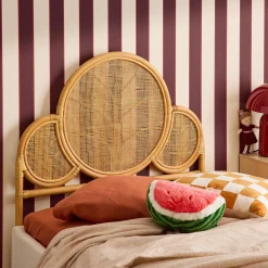 Rotan hoofdbord kinderkamer 90x100cm
