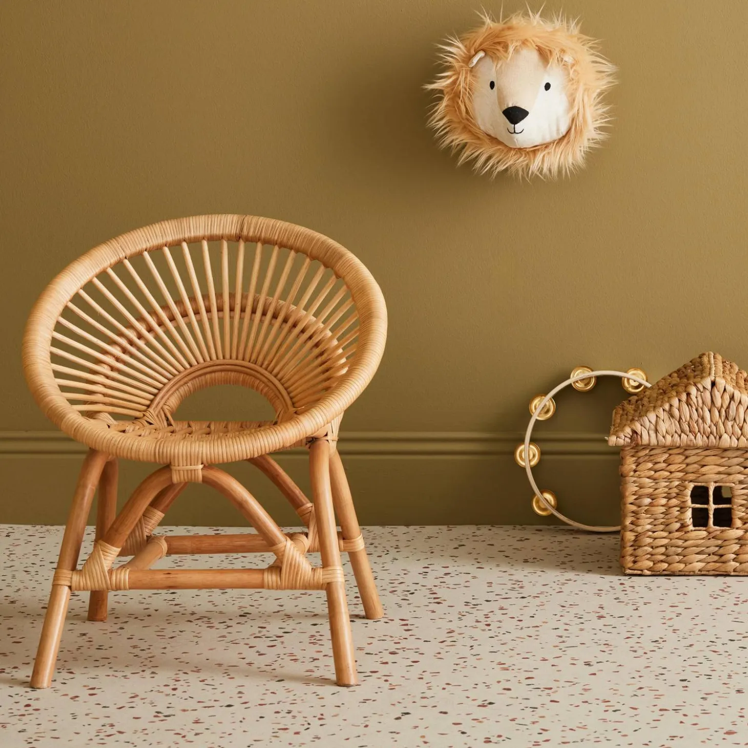Rotan kinderstoel