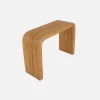 Rotan sidetable naturel, 110cm