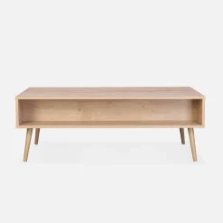 Salontafel met rotan