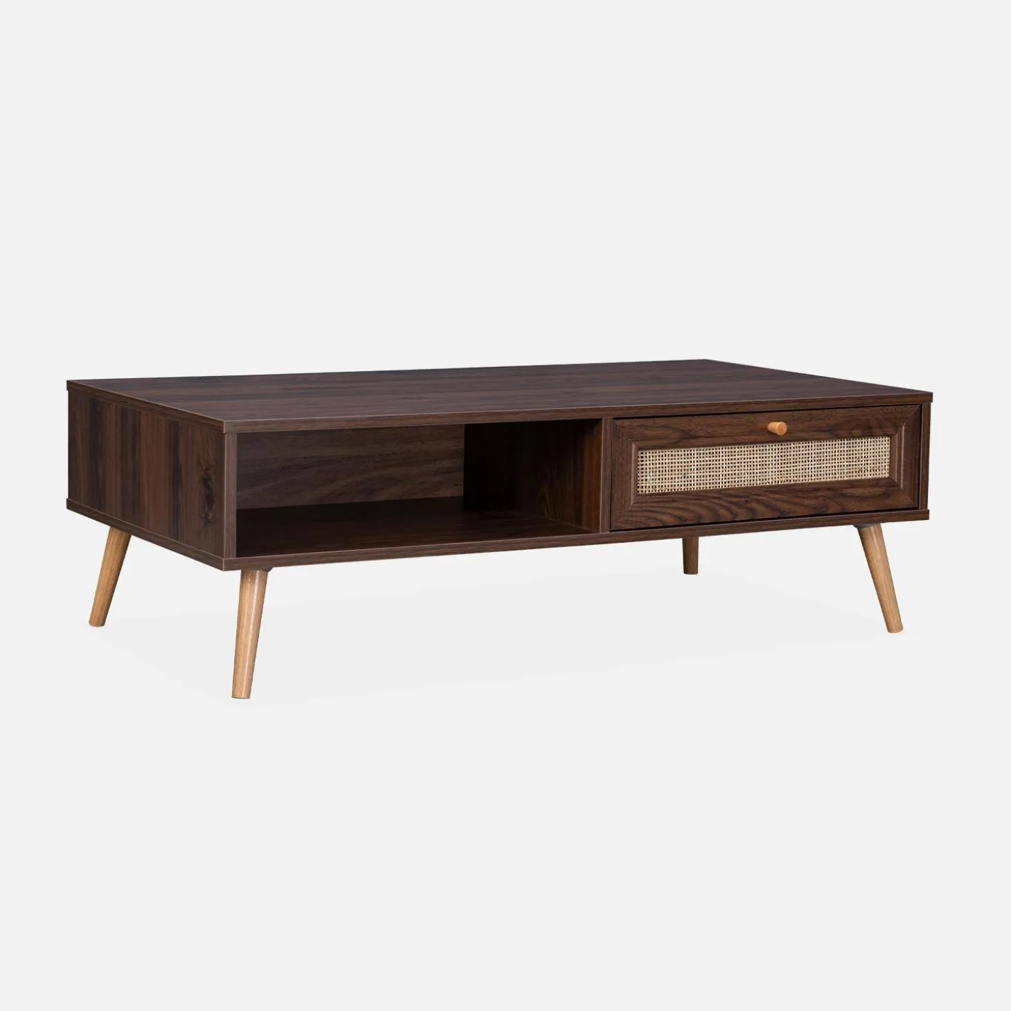 Salontafel met rotan