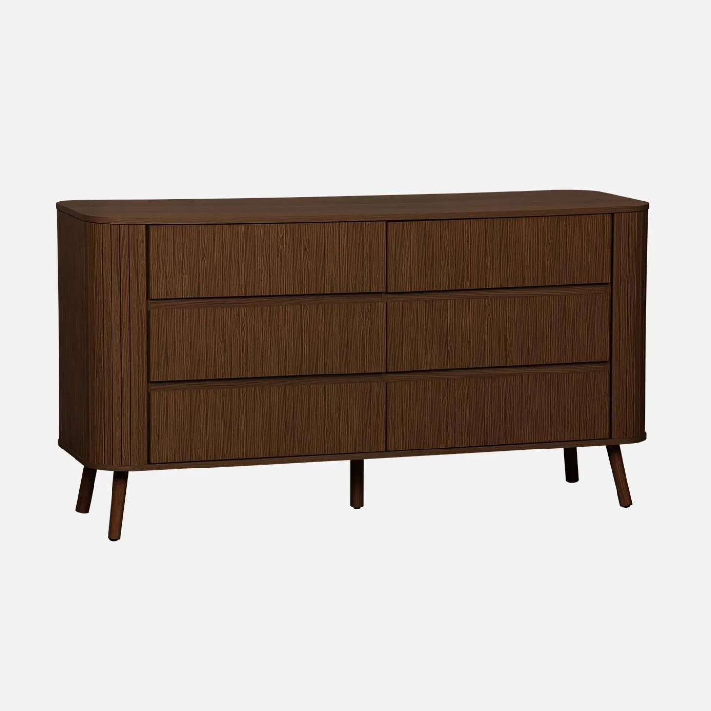 Scandinavisch dressoir met 6 lades 150cm