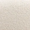 Scandinavische fauteuil van walnootkleurig hout en bouclé