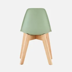 Scandinavische kinderstoel van beukenhout (set van 2)