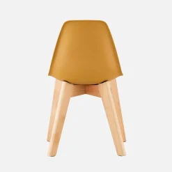 Scandinavische kinderstoel van beukenhout (set van 2)