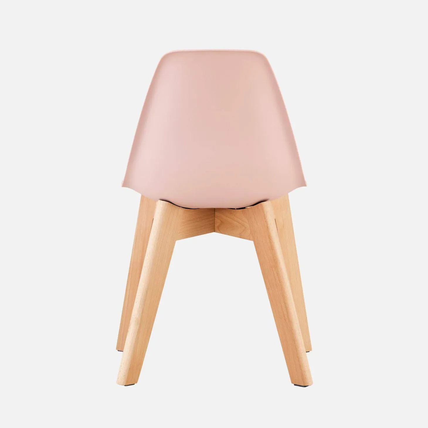 Scandinavische kinderstoel van beukenhout (set van 2)