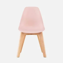 Scandinavische kinderstoel van beukenhout (set van 2)