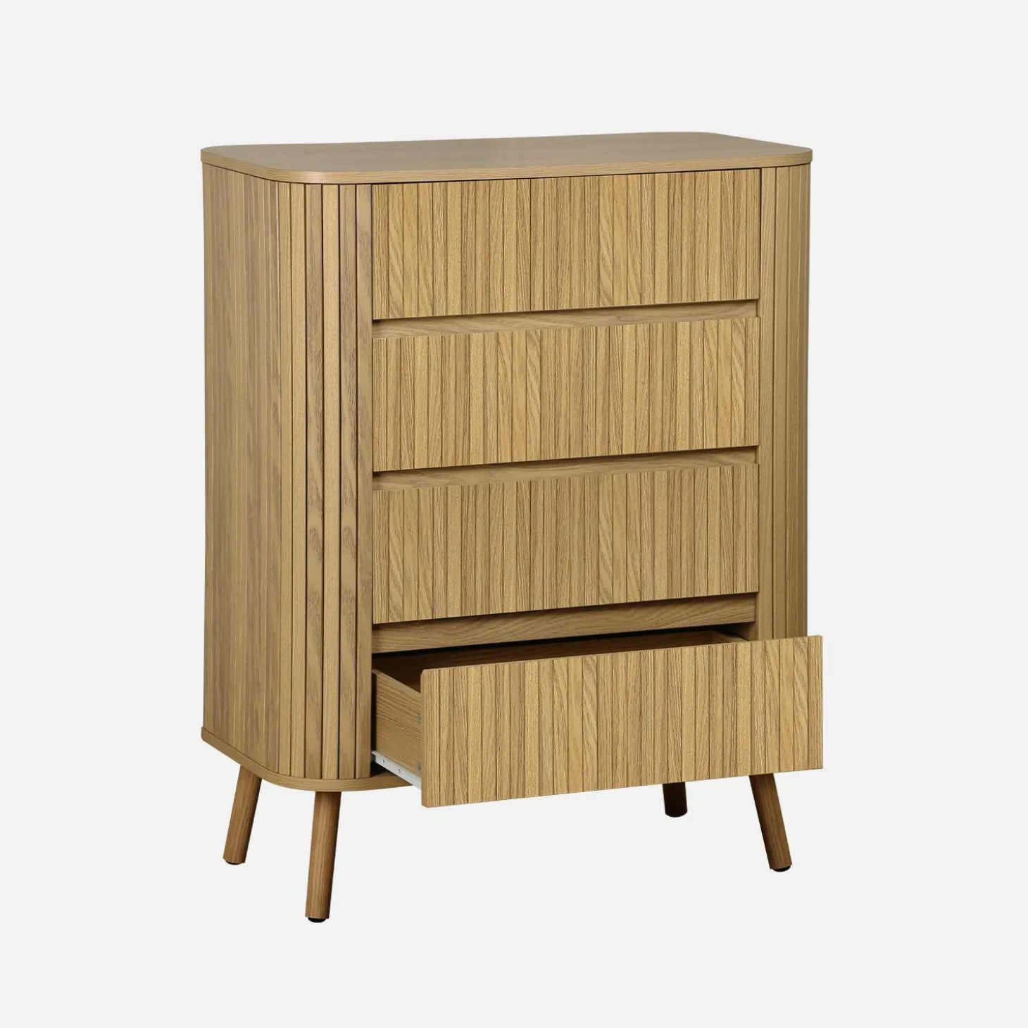 Scandinavisch kastje met 4 lades 80cm