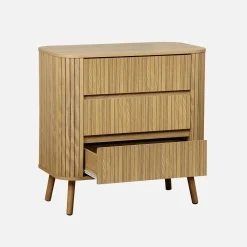 Scandinavisch kastje met 3 lades 80cm