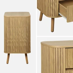 Scandinavisch kastje met 3 lades 80cm