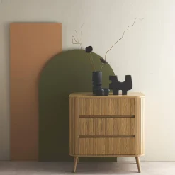 Scandinavisch kastje met 3 lades 80cm