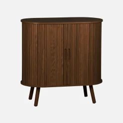 Scandinavisch kastje met 2 schuifdeuren 80cm