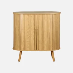 Scandinavisch kastje met 2 schuifdeuren 80cm