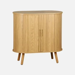 Scandinavisch kastje met 2 schuifdeuren 80cm