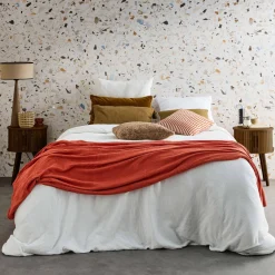 Scandinavisch nachtkastje hout decor 2 schuifdeuren (set van 2)