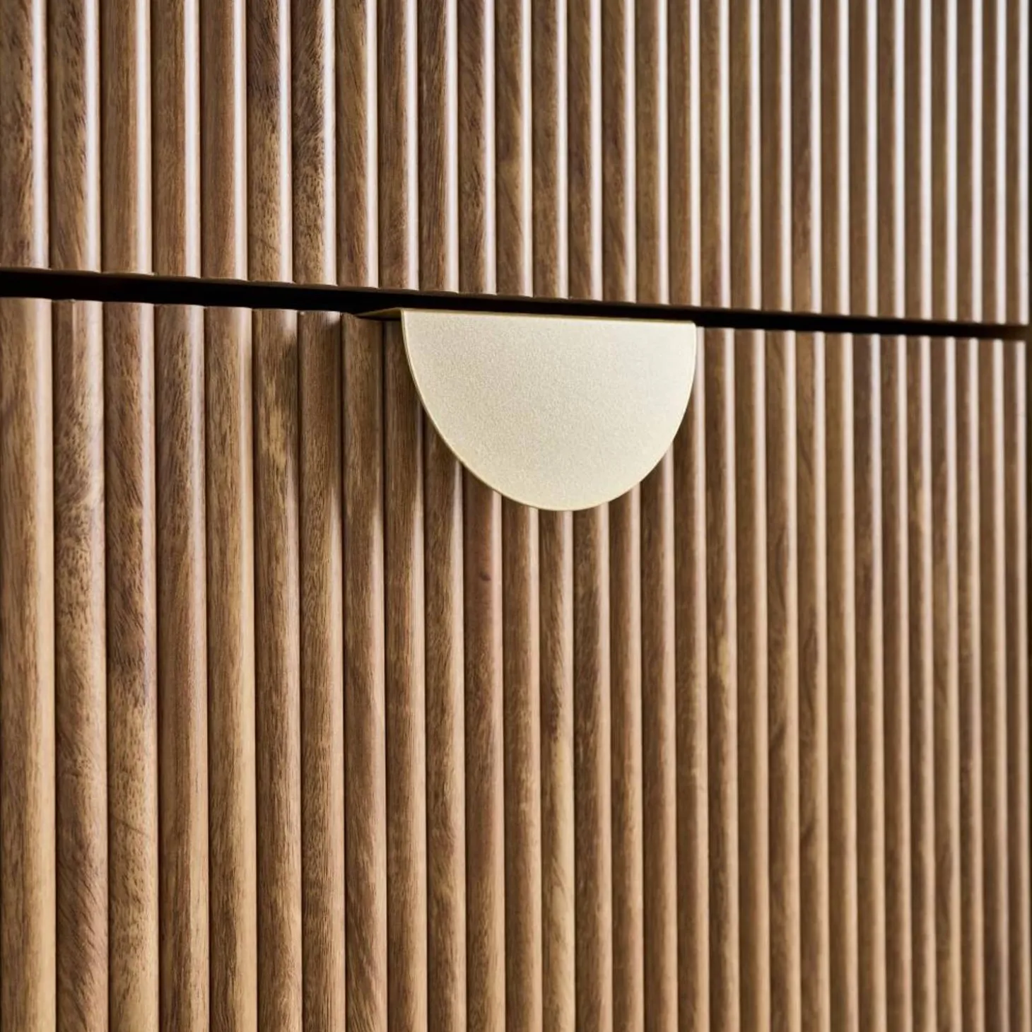 Schoenenkast 3 kleplades gegroefd mangohouteffect 60cm
