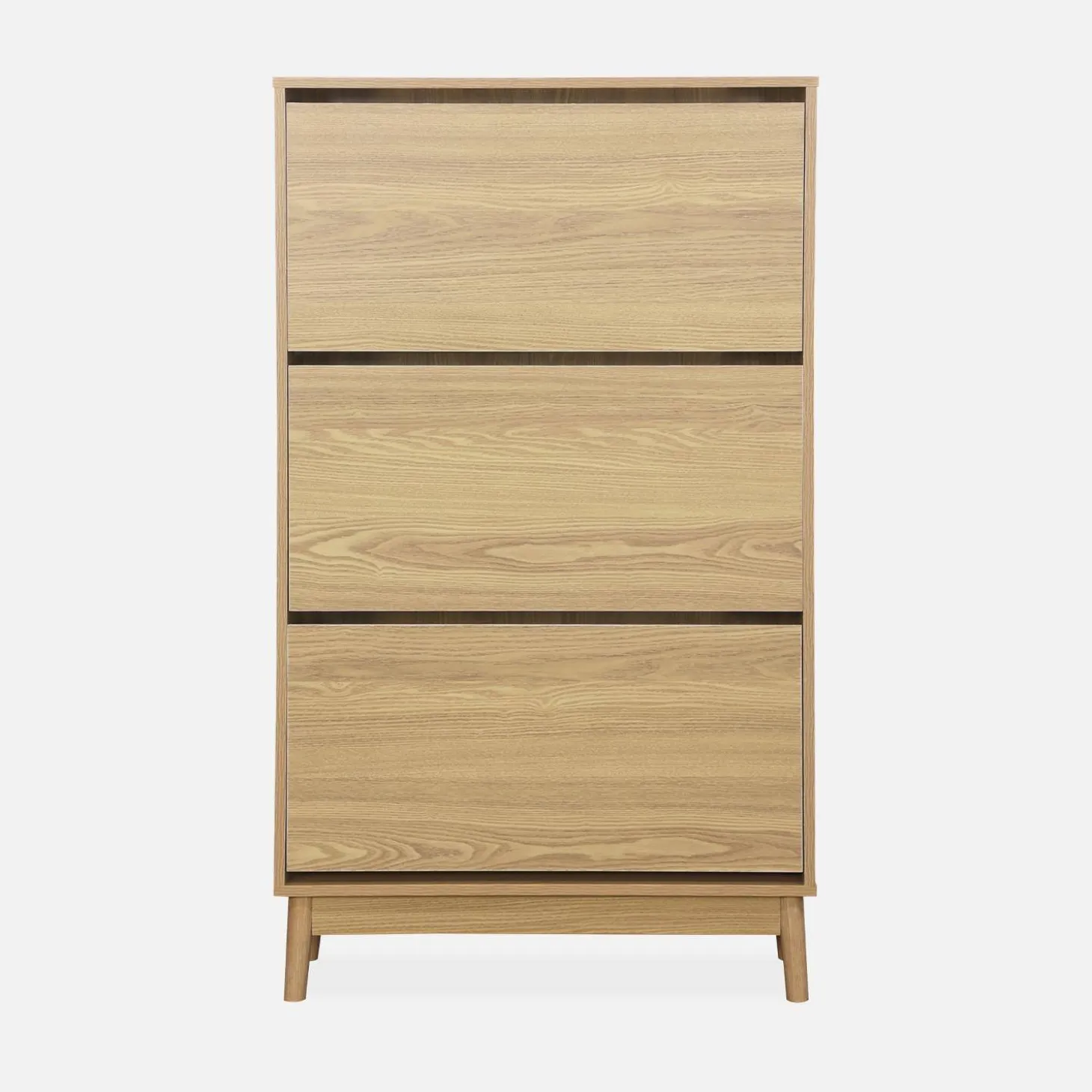Schoenenkast met 3 kleplades 75cm
