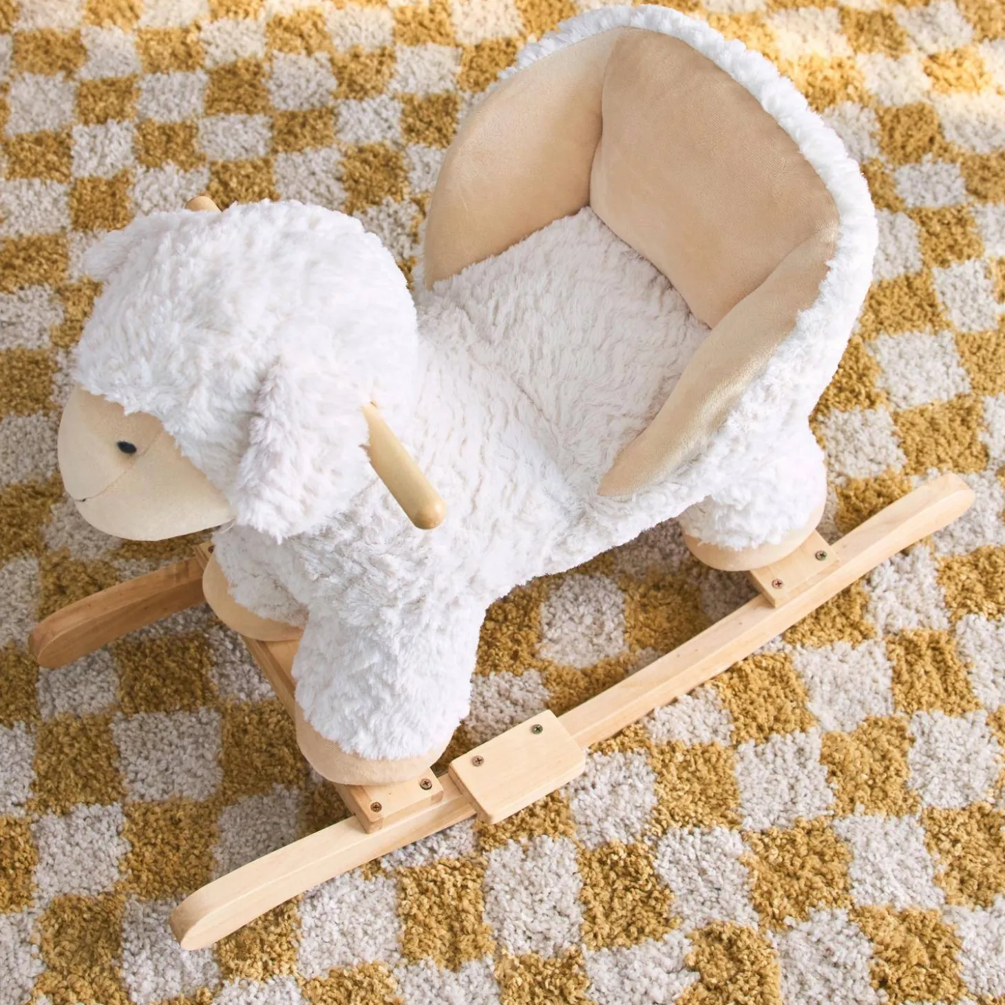 Schommelstoel schaap voor kinderen