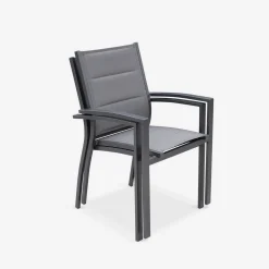 Set aluminium tuin armstoelen