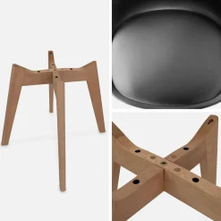Set van 6 eetkamerstoelen, 42x55x81cm
