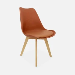 Set van 6 eetkamerstoelen, 42x55x81cm
