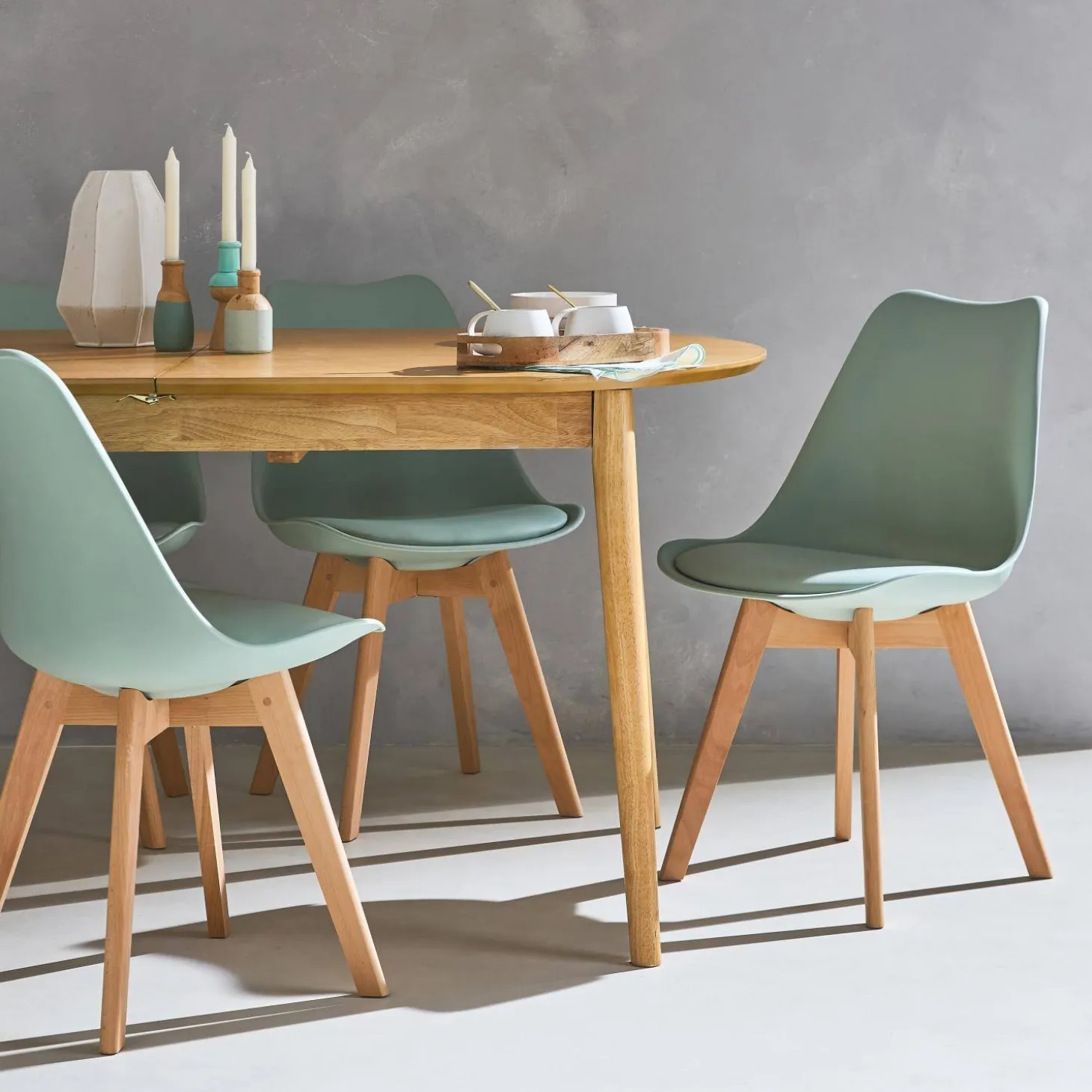 Set van 6 eetkamerstoelen, 42x55x81cm
