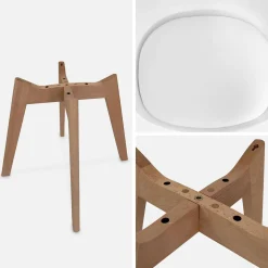 Set van 6 eetkamerstoelen, 42x55x81cm