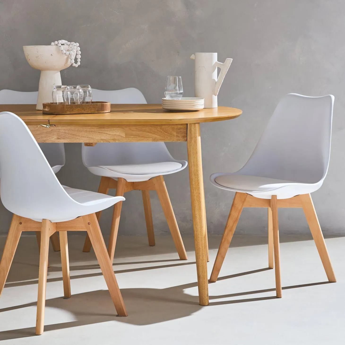 Set van 6 eetkamerstoelen, 42x55x81cm