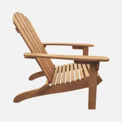 Set van 2 eucalyptus houten tuinstoelen, 89x73,5x94cm