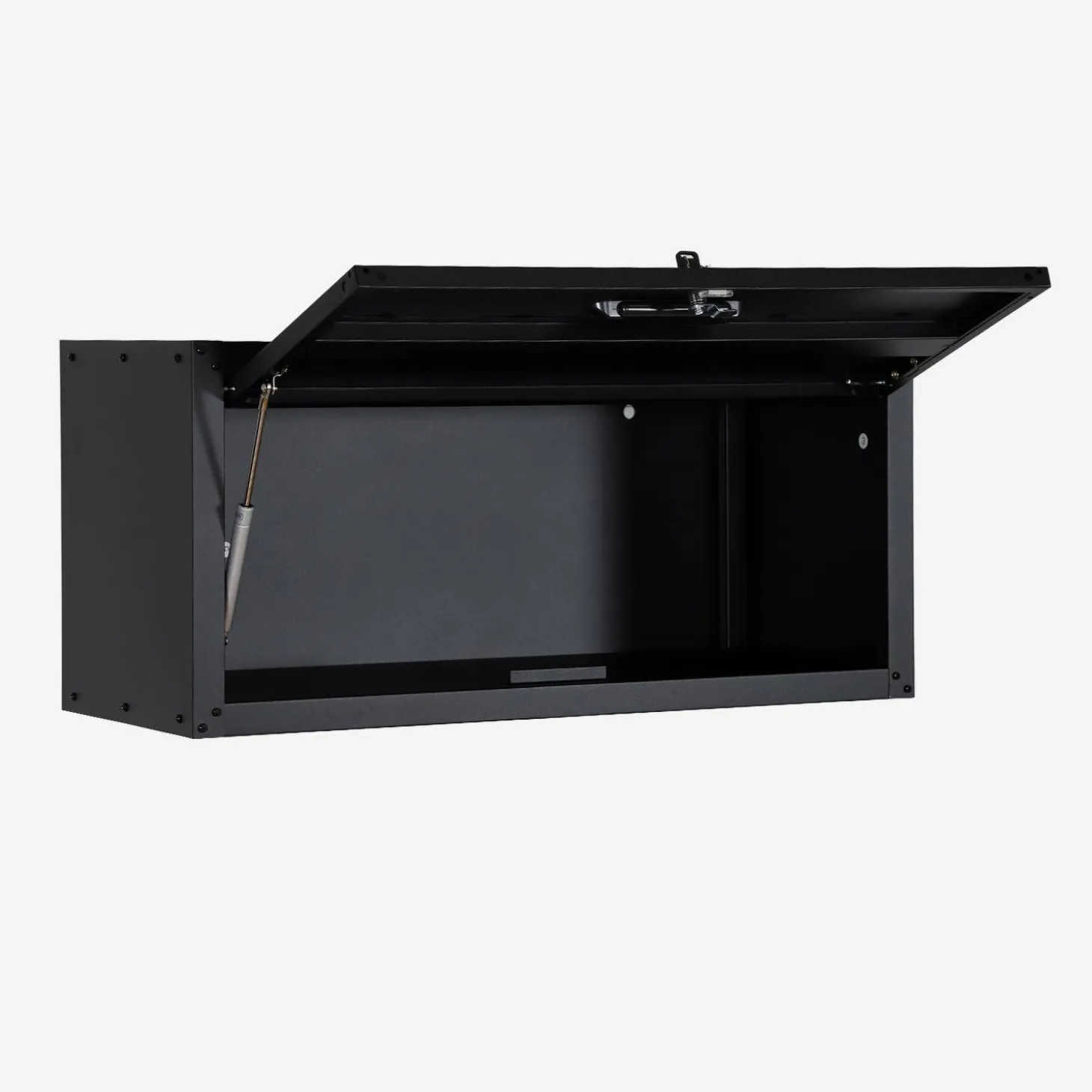 Set van 2 hoge opbergkasten met klep voor de garage of schuur