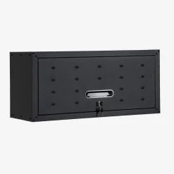 Set van 2 hoge opbergkasten met klep voor de garage of schuur