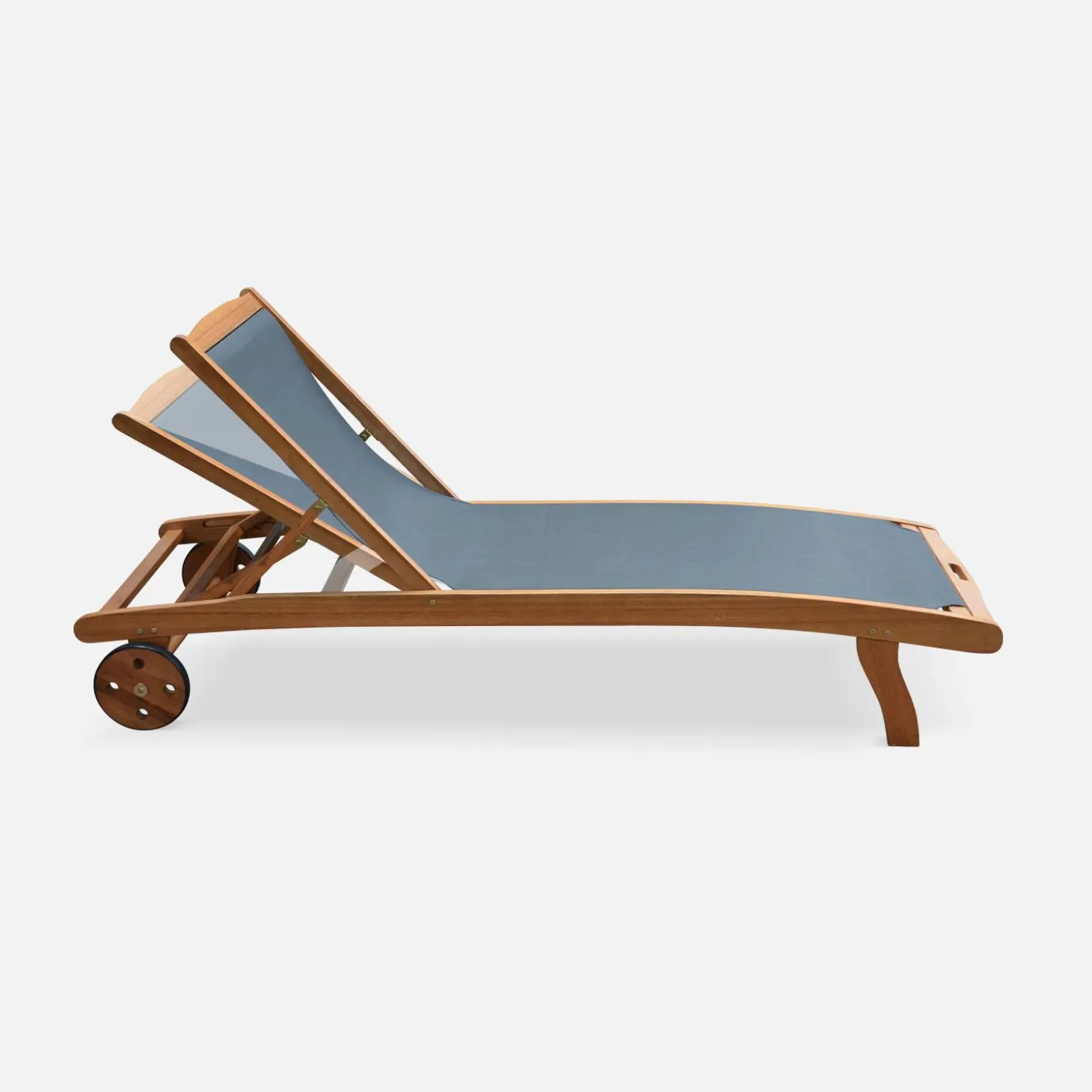 Set van 2 houten ligbedden