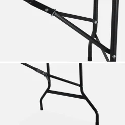Set van 2 inklapbare tafels 180cm